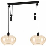 Brilagi LED luster na sajli RETRO GLASS 2xE27/40W/230V crna/zadimljeno bež Cene