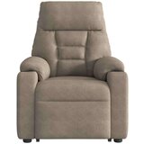 vidaXL Električni naslanjač s funkcijo vstajanja taupe mikrovlakna | Shoptok.si
