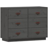 Maison Chic Komoda - Predalnik siva 100x40x75 cm trdna borovina, (21715715) Cene