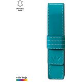 PRINC LEATHER Futrola za jednu olovku Štep, Tirkizna Cene