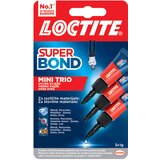  Ljepilo trenutačno 1g pk3 loctite super bond mini trio henkel 2733331 blister Cene