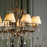 Lesnina XXXL KRISTALNA VISEČA SVETILKA 80/105 cm E14 | Shoptok.si