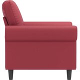  Fotelja crvena boja vina 60 cm od umjetne kože | shoptok.hr