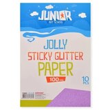 Junior jolly sticky glitter paper papir sam. a4 100mic 10k - odaberite nijansu svetlo ljubičasta ( 136022 ) | ePonuda.com