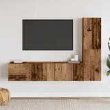  3-dijelni zidni set TV ormarić konstruirano drvo | Eponuda.com