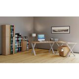 MID.YOU Kotna Pisalna Miza Lona, Hrast | Shoptok.si