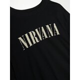 Sinsay Pamučna majica s printom na leđima Nirvana | shoptok.hr