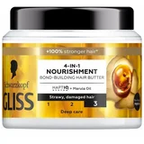 Gliss Nourishment 4-in-1 Hair Butter hranjiva maska ​​za ispucanu i oštećenu kosu 400 ml za ženske