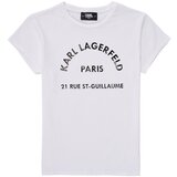 Karl Lagerfeld Majice s kratkimi rokavi UNIFOMISE Bela | Shoptok.si