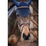 Kentucky Horsewear Zaščita pred mrčesom za ušesa "Wellington" Stone & Pearl - temna mornarsko modra Cene