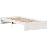  Okvir kreveta bez madraca bijeli 75 x 190 cm masivna borovina | shoptok.hr