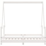  Okvir za dječji krevet bijeli 70 x 140 cm od masivne borovine | shoptok.hr