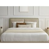 Bobochic Paris Bež oblazinjena oblazinjena zakonska postelja z letvenim dnom 180x200 cm Mara – | Shoptok.si