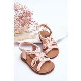 Boto Children's Braided Slip-on Sandals Pink Tracy | Shoptok.si