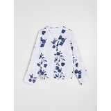 Sinsay Viskozna bluza s cvjetnim motivom | shoptok.hr
