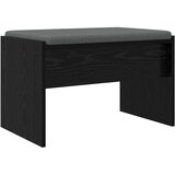  Klupa za hodnik s jastukom Crni hrast 63 x 38 x 40 cm | Eponuda.ba