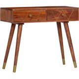 vidaXL Konzolna mizica 90x35x76 cm trden akacijev les Cene