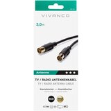 Vivanco TV Radio Antennenkabel 90dB, 3m 48134 48/20 30GB Zum Anschluss von tv Geräten Cene