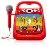 Gogen otroški radio z mikrofonom, rdeč | Shoptok.si