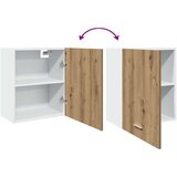 vidaXL Viseča omarica artisan hrast 50x31x60 cm inženirski les | Shoptok.si