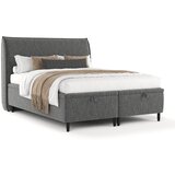 Maison de Rêve Sivi tapecirani bračni krevet s prostorom za odlaganje 180x200 cm Pearl – | shoptok.hr