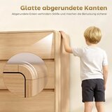  Komoda 100 cm bife ormar sa 6 ladica komoda za kuhinju dnevni boravak blagovaonicu prirodno drvo | shoptok.hr