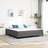 vidaXL Pocket Spring Jastuk za Krevet Svjetlosiva Srednja 180x200x20 cm Tekstil Cijene
