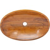 vidaXL Umivalnik iz trdne tikovine 60x40x10 cm | Shoptok.si