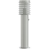  Vanjska podna svjetiljka sa senzorom srebrna 60 cm čelična | Eponuda.com