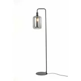 Light & Living Crna podna lampa (visina 155 cm) Lekar -