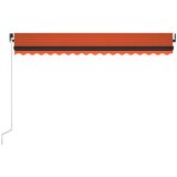  Tenda na ručno uvlačenje 450 x 350 cm narančasto-smeđa | shoptok.hr