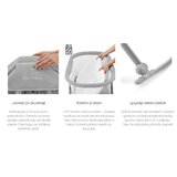 Kinderkraft Krevetić LOVI 3u1, grey | shoptok.hr