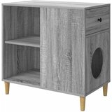  Mačja Kuća Siva Sonoma 72 x 42.5 x 70 cm Konstruirano drvo | shoptok.hr