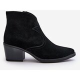 S. BARSKI Suede Cowboy Boots with Zip D&A | ePonuda.com