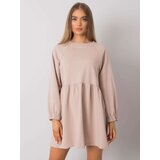 BASIC Feel Good Dress-RV-SK-7247.15P-beige | Shoptok.si