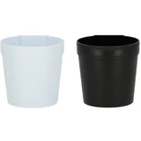 set od 2 tegle za cvijeće s vakuumskim držačem, visina 10,2 cm