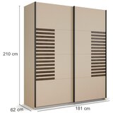 Rauch Möbel omara z drsnimi vrati | Shoptok.si