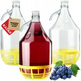 KADAX Lady Balloon Carboy 5L steklenice za vino, likerje, melono, jabolčnik in zamaške, komplet 3 kosov, (5000354905) | Shoptok.si