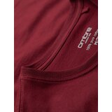 Ombre Classic BASIC men's cotton T-shirt - maroon | Shoptok.si