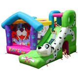 Happy Hop Puppy Land Dog dvorac na napuhavanje s toboganom | shoptok.hr