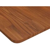  Kvadratna mizna plošča tem. rjava 40x40x1,5 cm trdna hrastovina, (20979281) | Shoptok.si