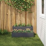  Vrtna saksija Antracit 100 x 60 x 45 cm Čelična vrata | shoptok.hr