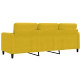  Trosjed žuti 180 cm baršunasti | shoptok.hr