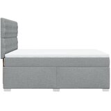  Krevet box spring s madracem svjetlosiva 160x200 cm tkanina | shoptok.hr