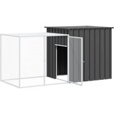  Kavez za zečeve antracit 200 x 91 x 100 cm od pocinčanog čelika | Eponuda.com
