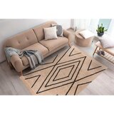 Kayoom PREPROGA Mylen 525 Creme / Schwarz 120/170 cm krem barve, črna | Shoptok.si