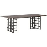Venture Home pravokutni blagovaonski stol Ystad 220 &amp;times; 100 cm, mocca Slike