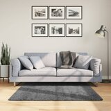 vidaXL Tepih OVIEDO kratkih vlakana antracit 120 x 120 cm | shoptok.hr