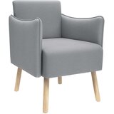  Naglasna stolica Svjetlosiva Tkanina | shoptok.hr