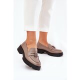 VINCEZA Leather Ladies Moccasins With Teddy Bear | shoptok.hr